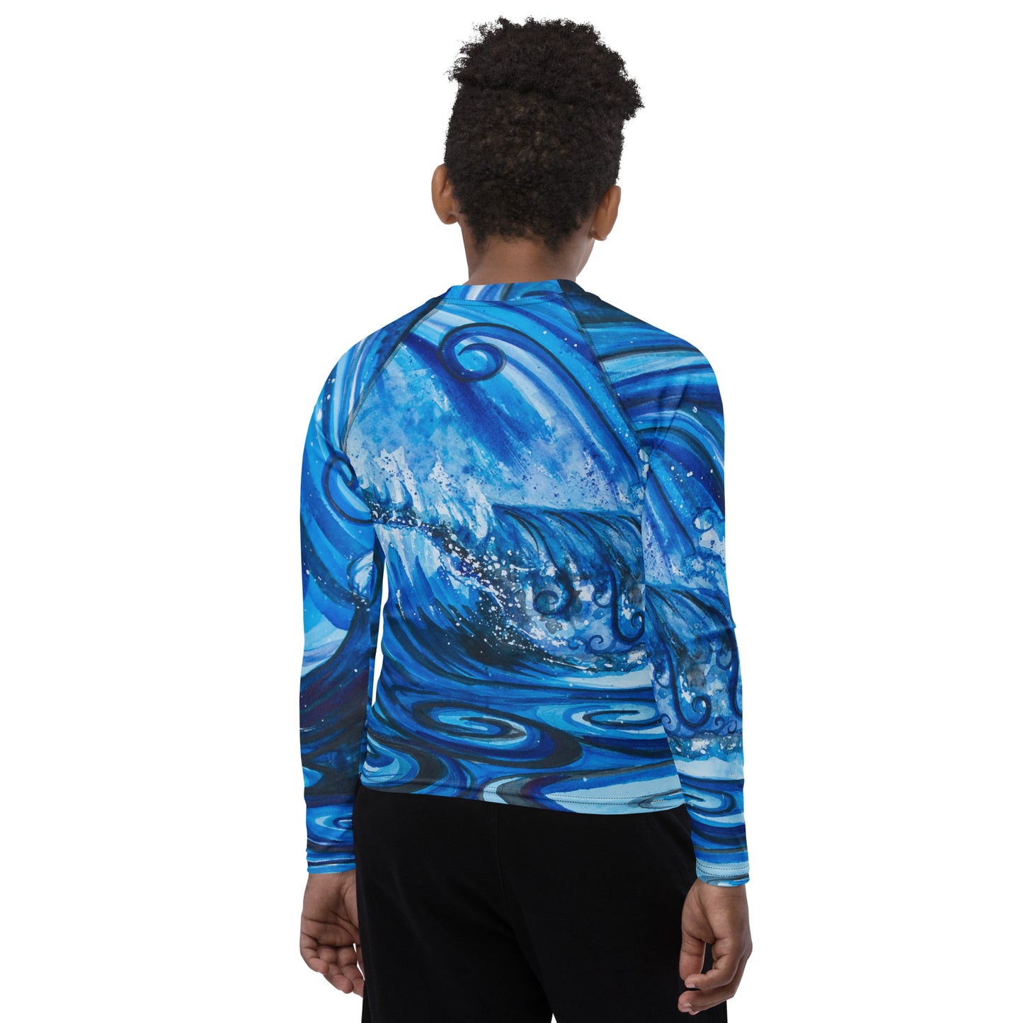 "Out Of The Blue" Youth Rash Guard