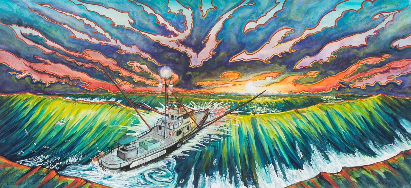 A Dance With The Sea print