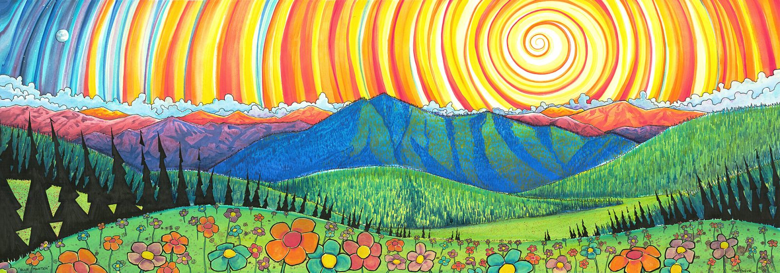 Blue Mountain print