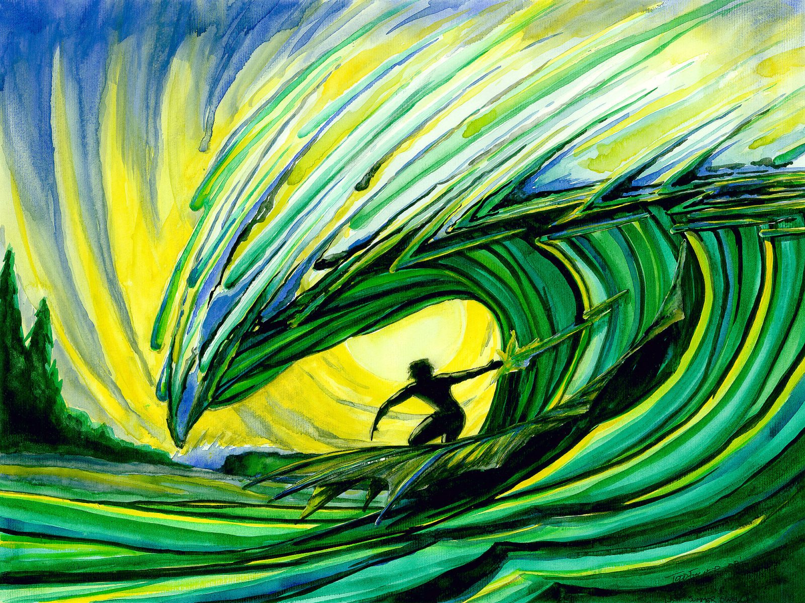 Last Summer Swell print