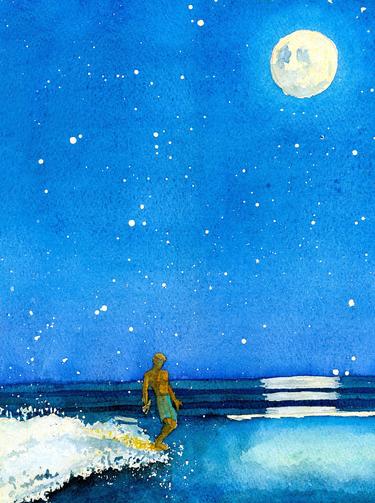 Lonely Sea print