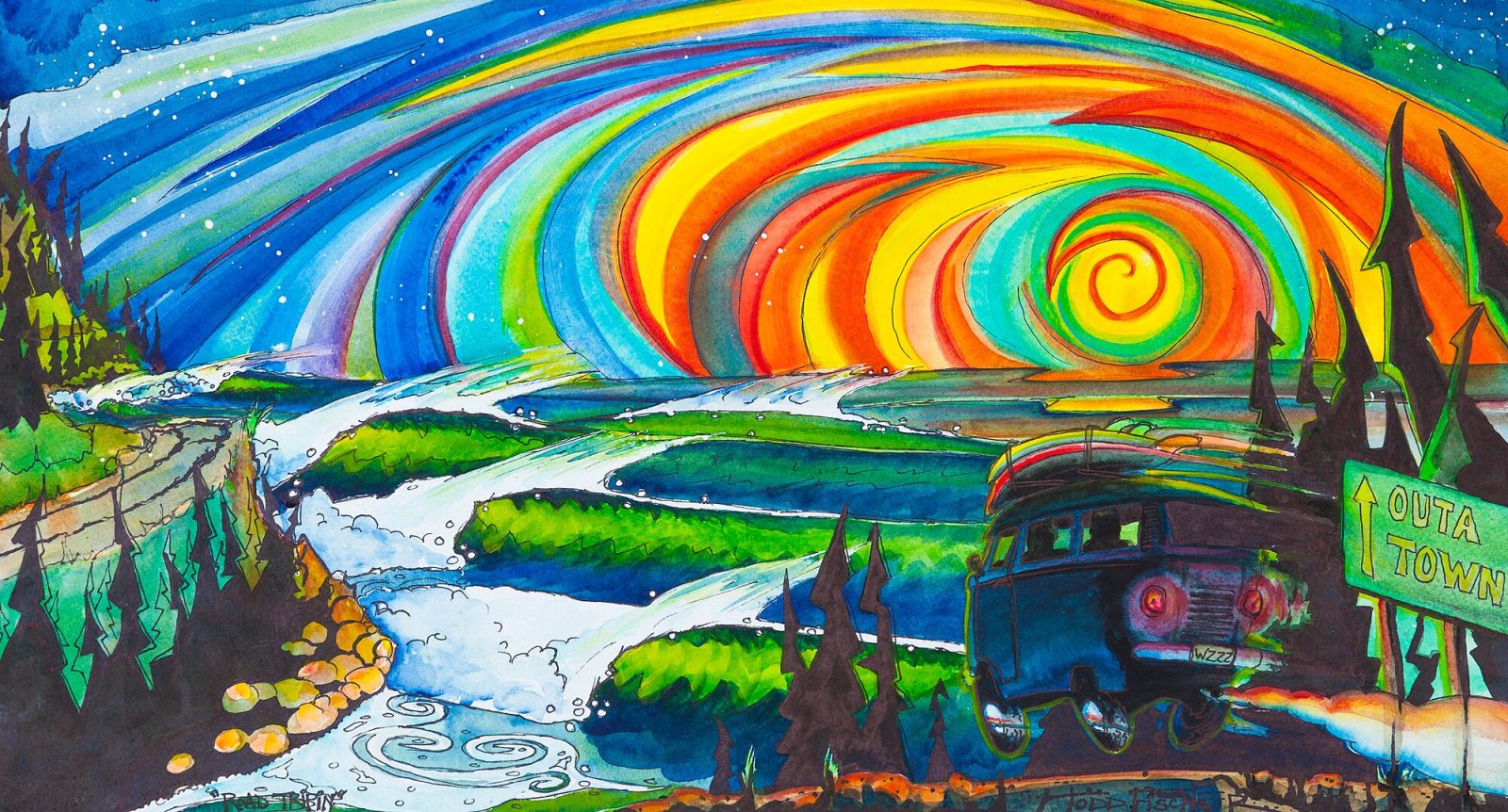 Road Tripin' print