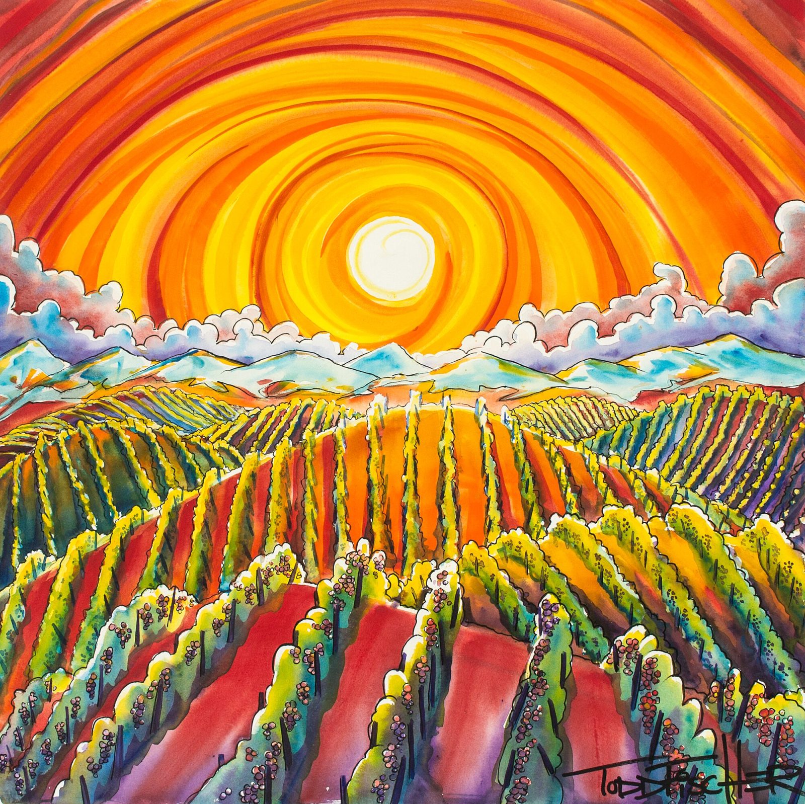 Vinyard print